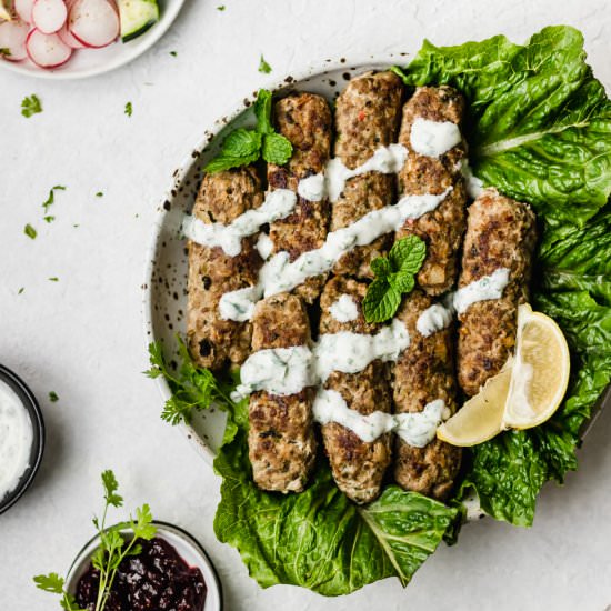 Baked Pakistani Seekh Kabob