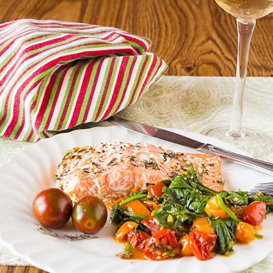 Sheet Pan Salmon