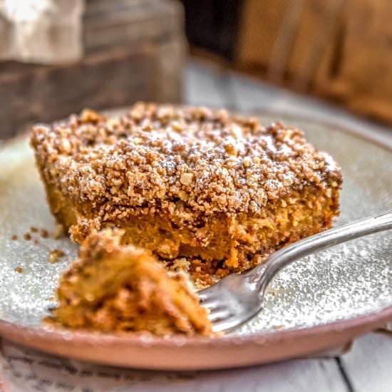 Vegan Pumpkin Pie Crumble