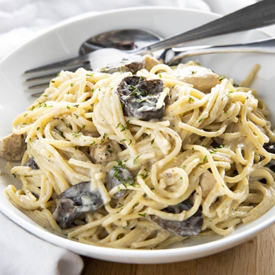 One Pot Chicken Tetrazzini