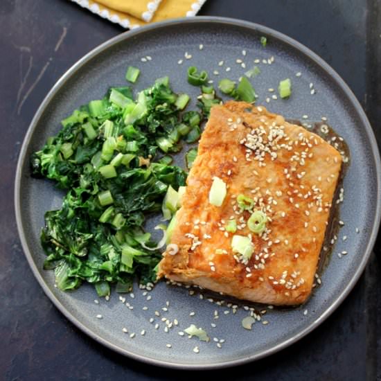 Ginger Soy Maple Salmon