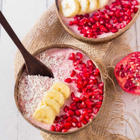 2-Ingredient Pomegranate Nicecream