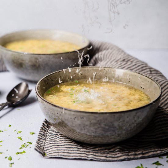 Italian Stracciatella Soup