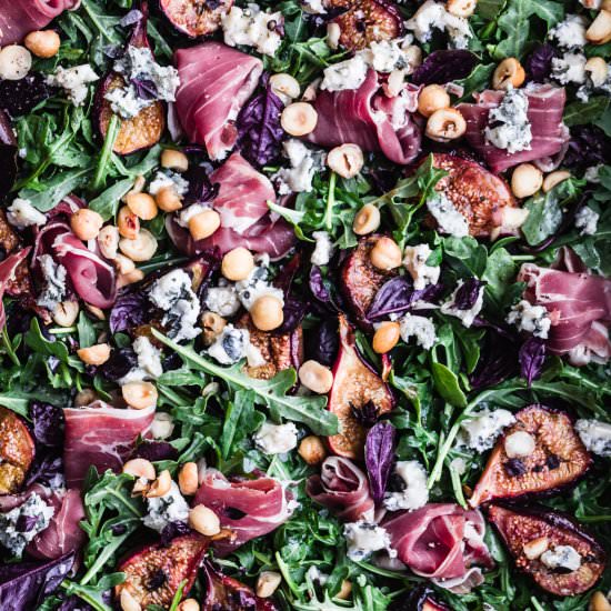 Caramelized Fig & Prosciutto Salad
