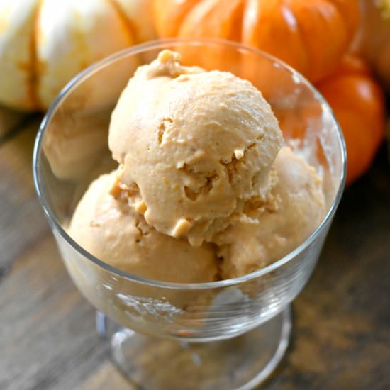 Vegan Pumpkin Ice Cream