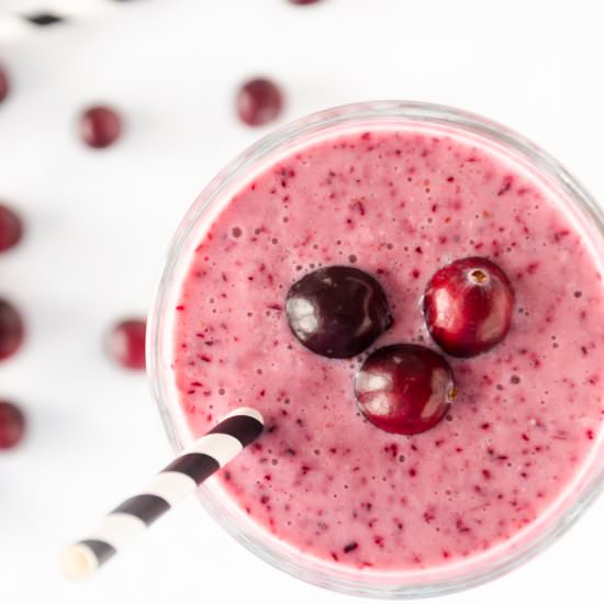 Cranberry smoothie