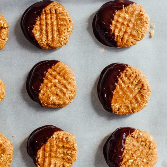 Easy No-Bake PB Cookies