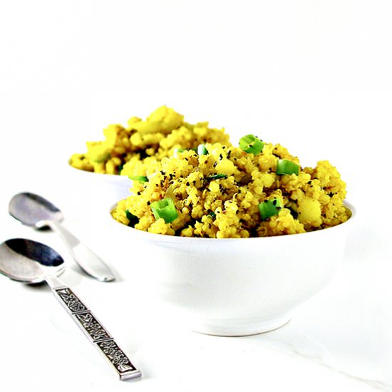 Cauliflower Turmeric Quinoa Bowls