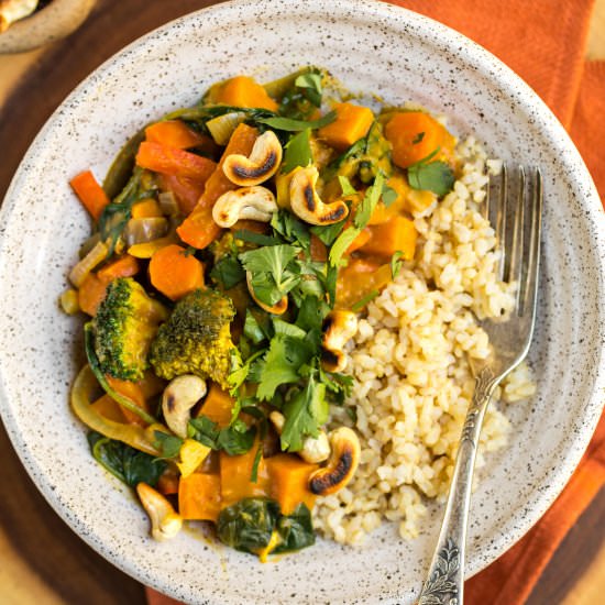 One Pot Pumpkin Curry