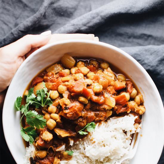 Healthy Moroccan Chickpea Stew