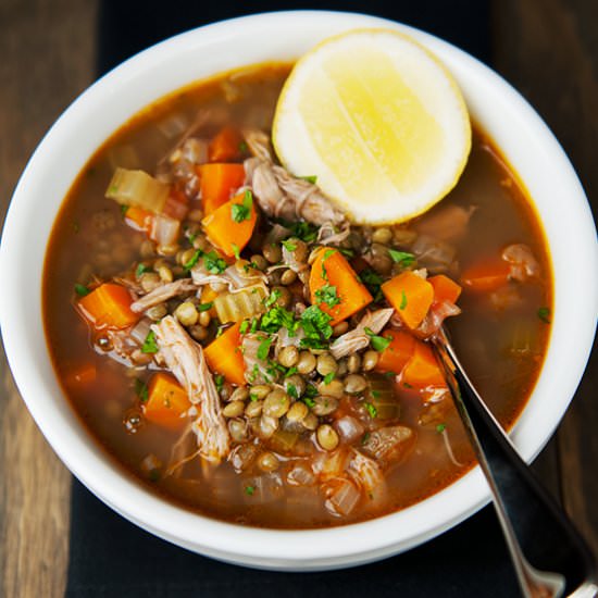 Lentil Chicken Soup