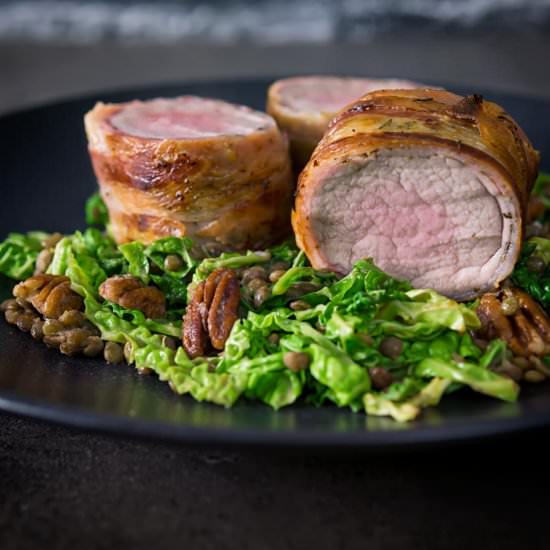 Bacon Wrapped Pork Tenderloin