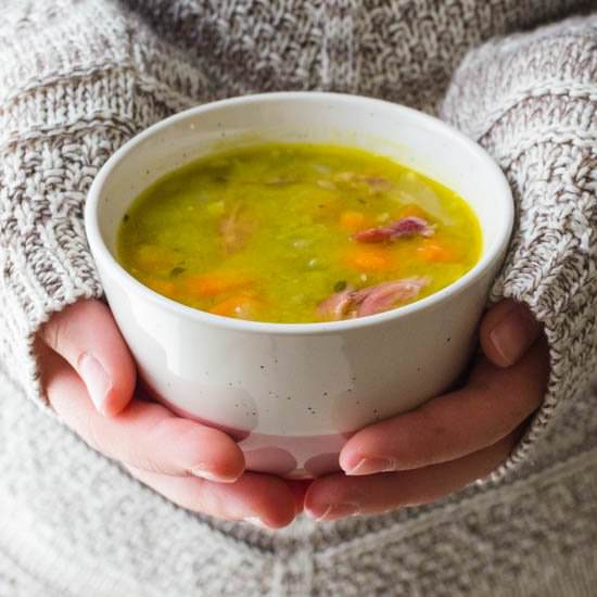 Ham Bone Split Pea Soup