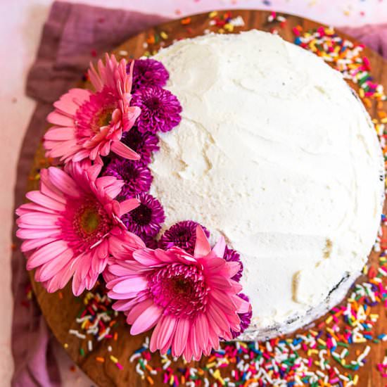 Chocolate Cake + Almond Buttercream