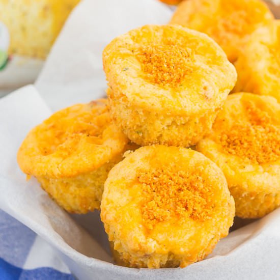 Cheesy Cornbread Muffins