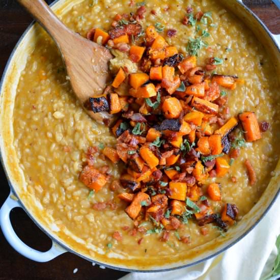 Roasted Butternut Squash Risotto