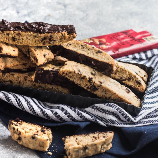 Cherry, Chocolate & Almond Biscotti