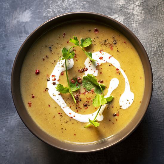 Lentil & pumpkin Soup
