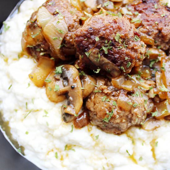Salisbury Steak Meatballs