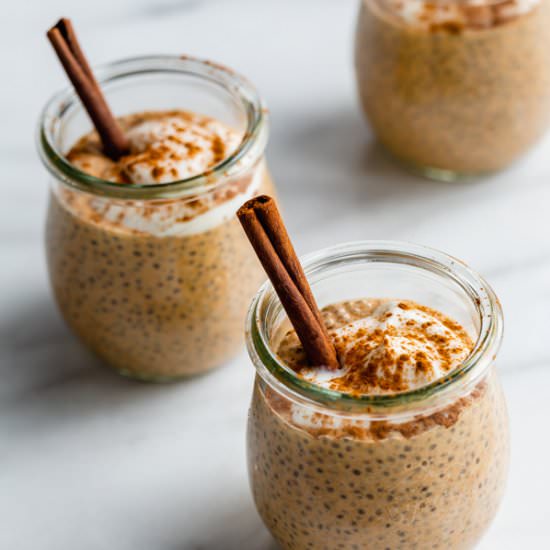 Pumpkin Spice Latte Chia Pudding