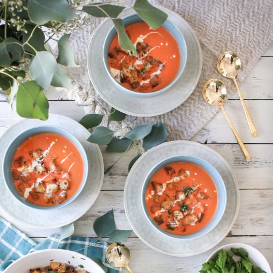 Brown Butter Tomato Bisque