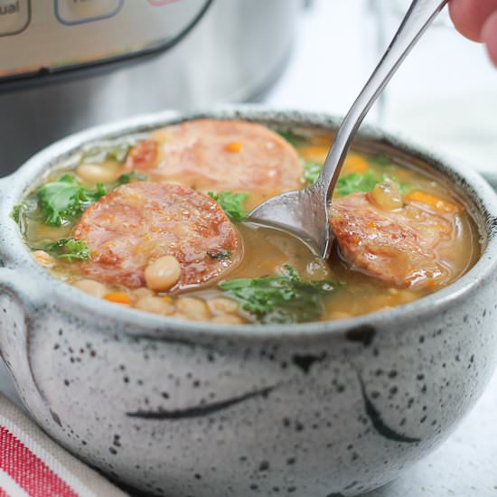 Instant Pot Turkey Sausage Soup