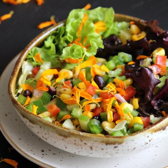 Santa Fe Marigold Salad