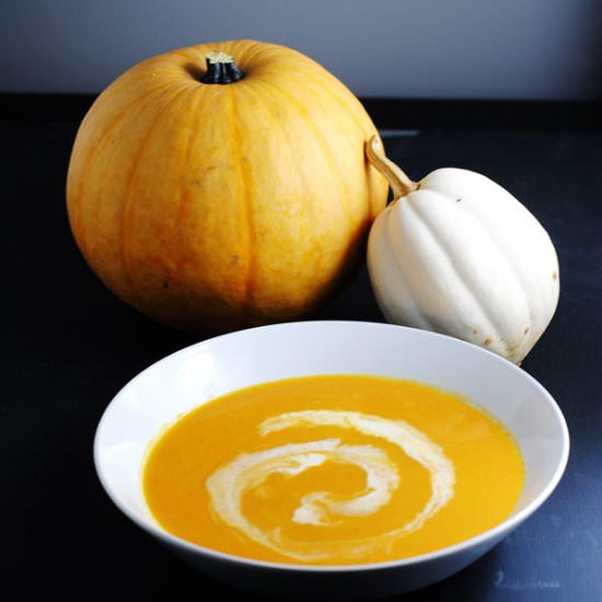 Curried squash soup