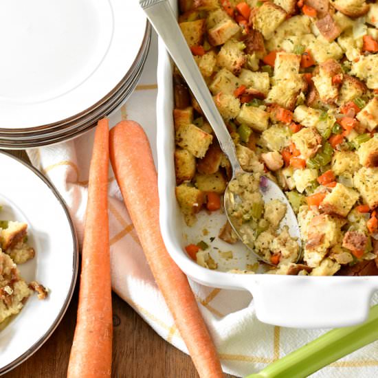 Gluten Free Vegan Stuffing