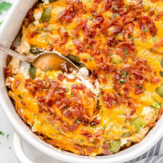 Jalapeño Popper Chicken Casserole