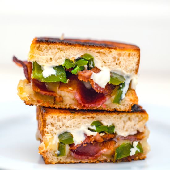 Jalapeño Popper Grilled Cheese