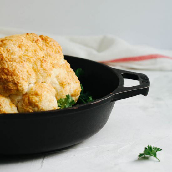Whole Roasted Moroccan Cauliflower