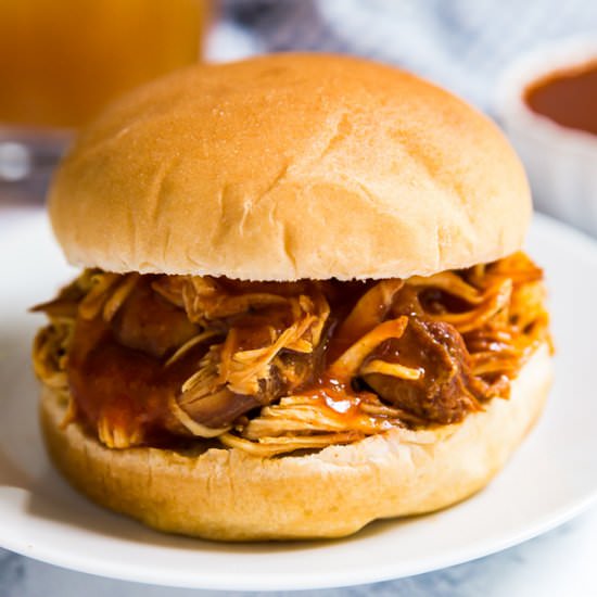 Easiest Ever Crockpot BBQ Chicken