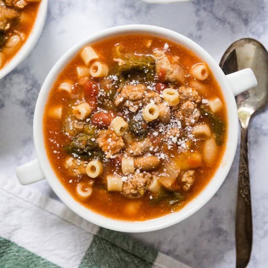 Bean and Sausage Soup
