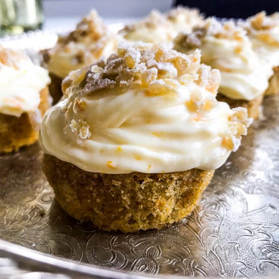 Orange Ginger Carrot Cupcakes