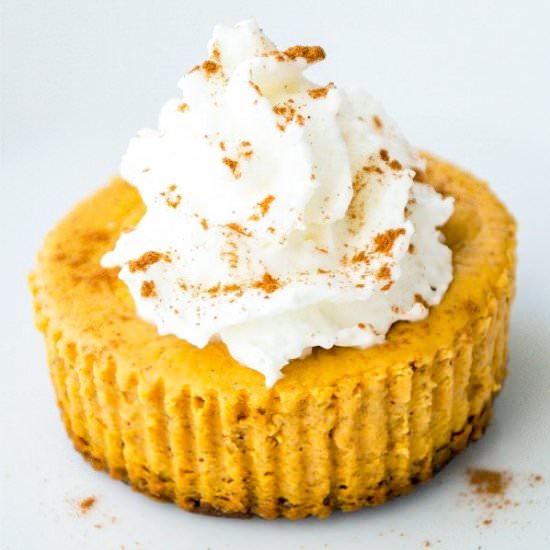 Mini Pumpkin Cheesecakes