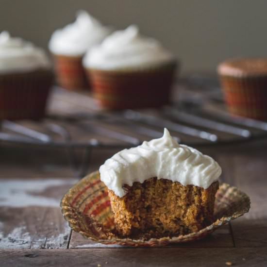 Vegan Pumpkin Cupcakes