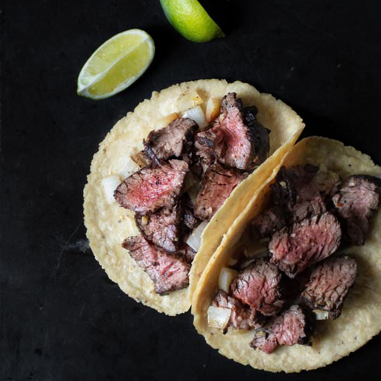 Hanger Steak Tacos