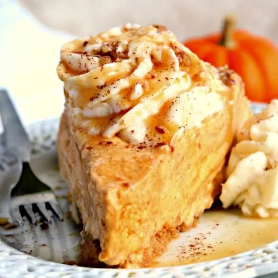 No-Bake Pumpkin Cheesecake