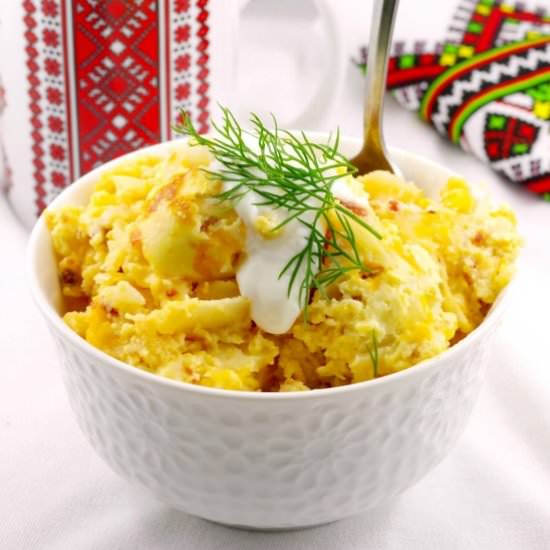 Pierogi Breakfast Casserole