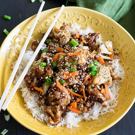 Crispy Mongolian Cauliflower