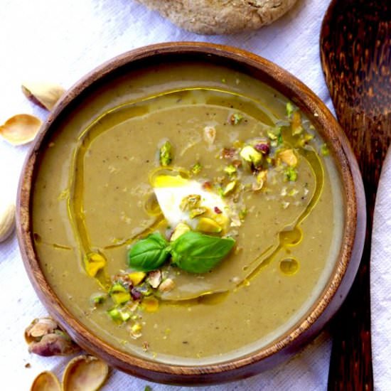 “Burned” Cauliflower Soup