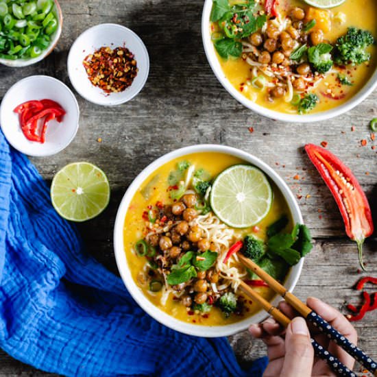 Thai Style Pumpkin Laksa