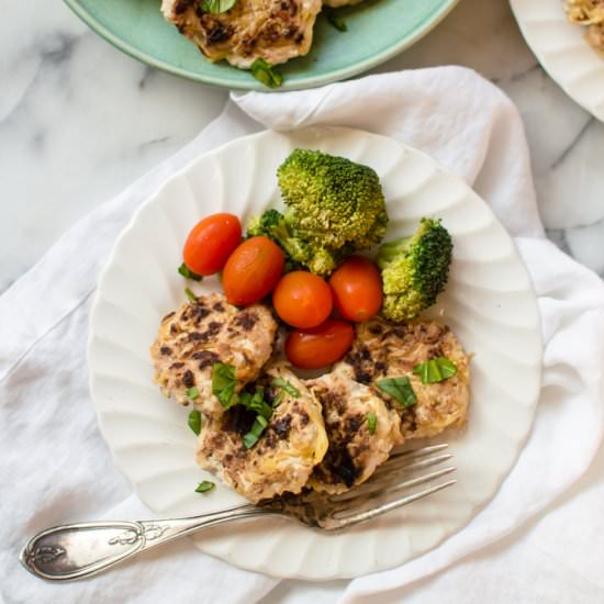 Chicken & Spaghetti Squash Bites