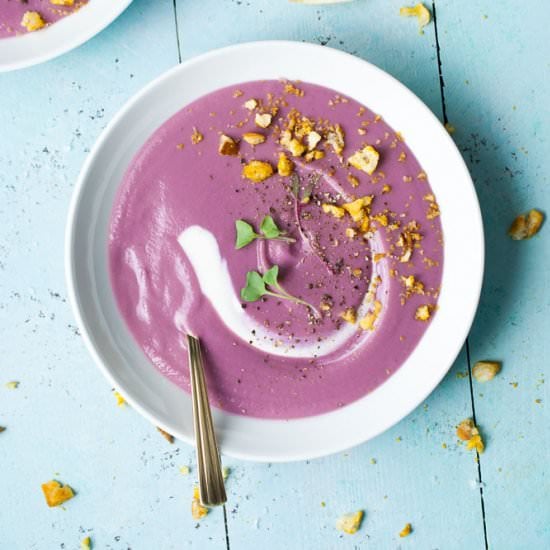 Purple Sweet Potato Soup