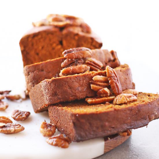 The BEST Vegan Pumpkin Bread