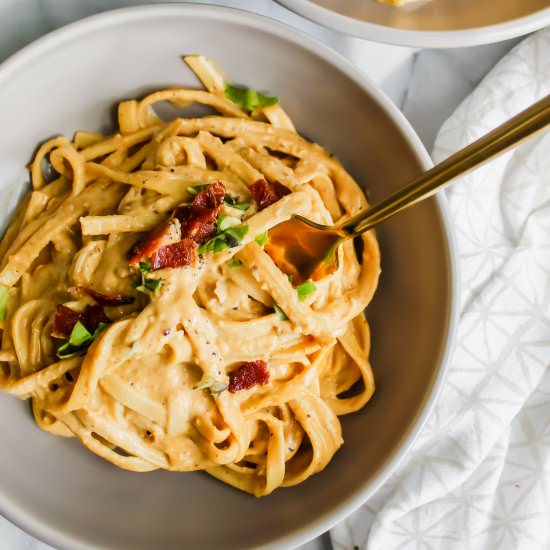 Butternut Squash Fettuccine Alfredo