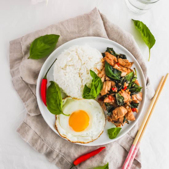 Pad Krapow Gai (Thai Basil Chicken)