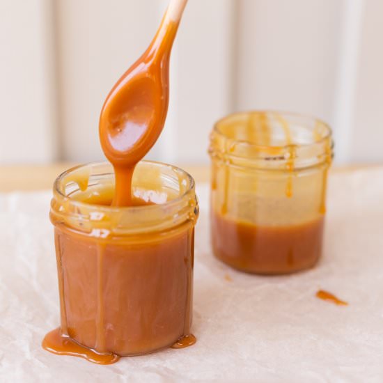 Salted caramel sauce