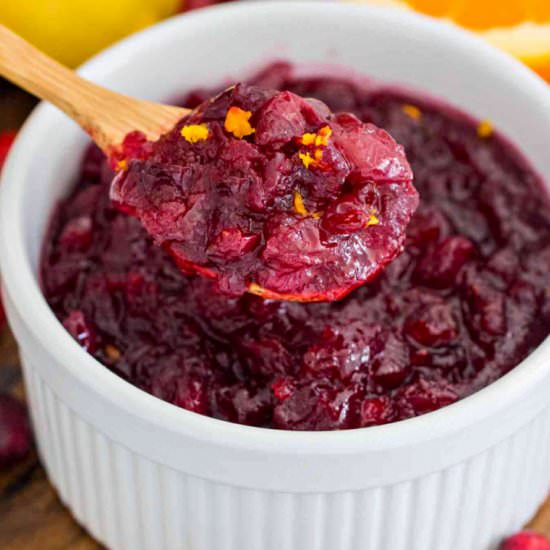 Instant Pot Cranberry Sauce